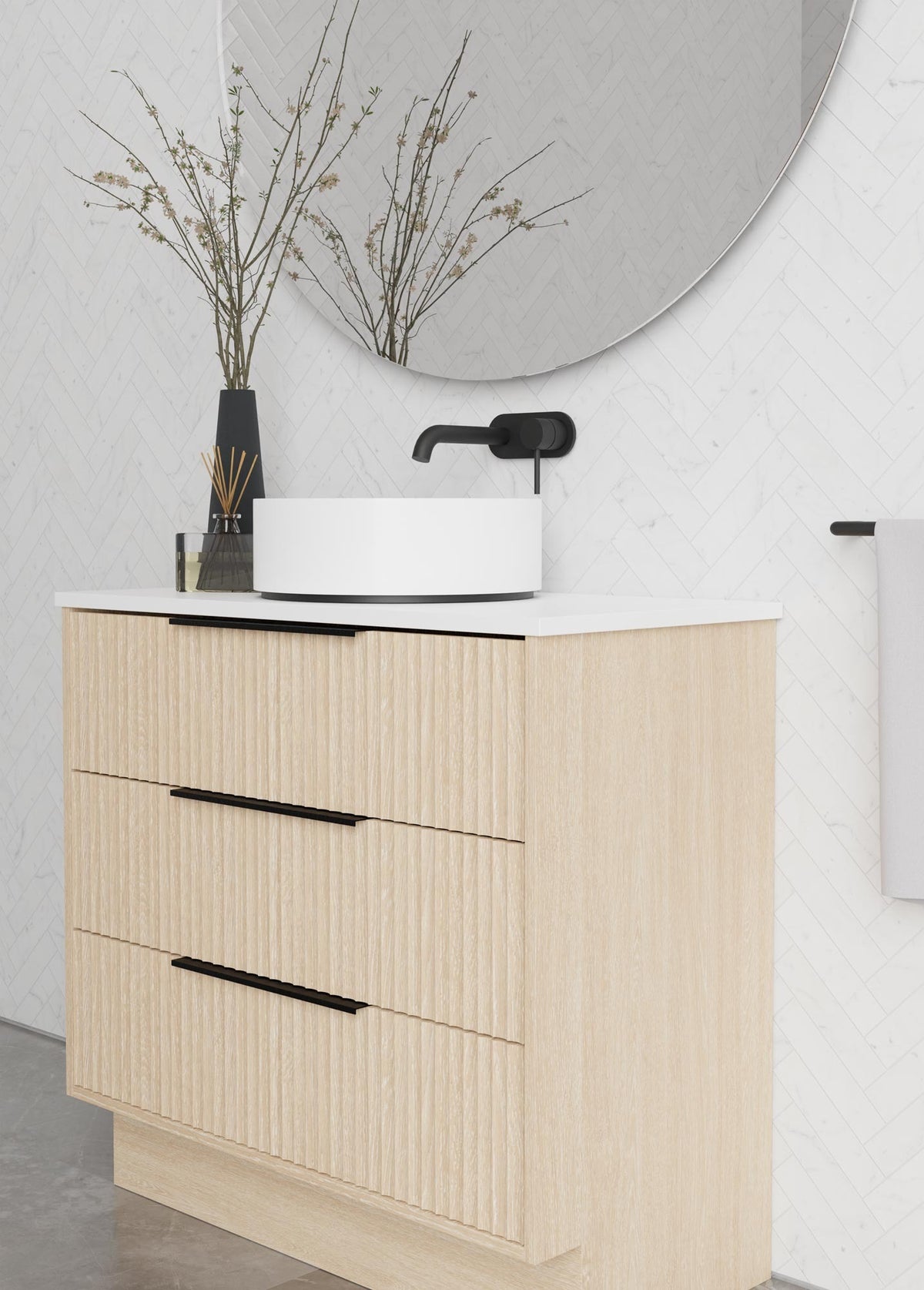 Marquis Lake Vanity – Above Counter Basin - Lake3 Profile