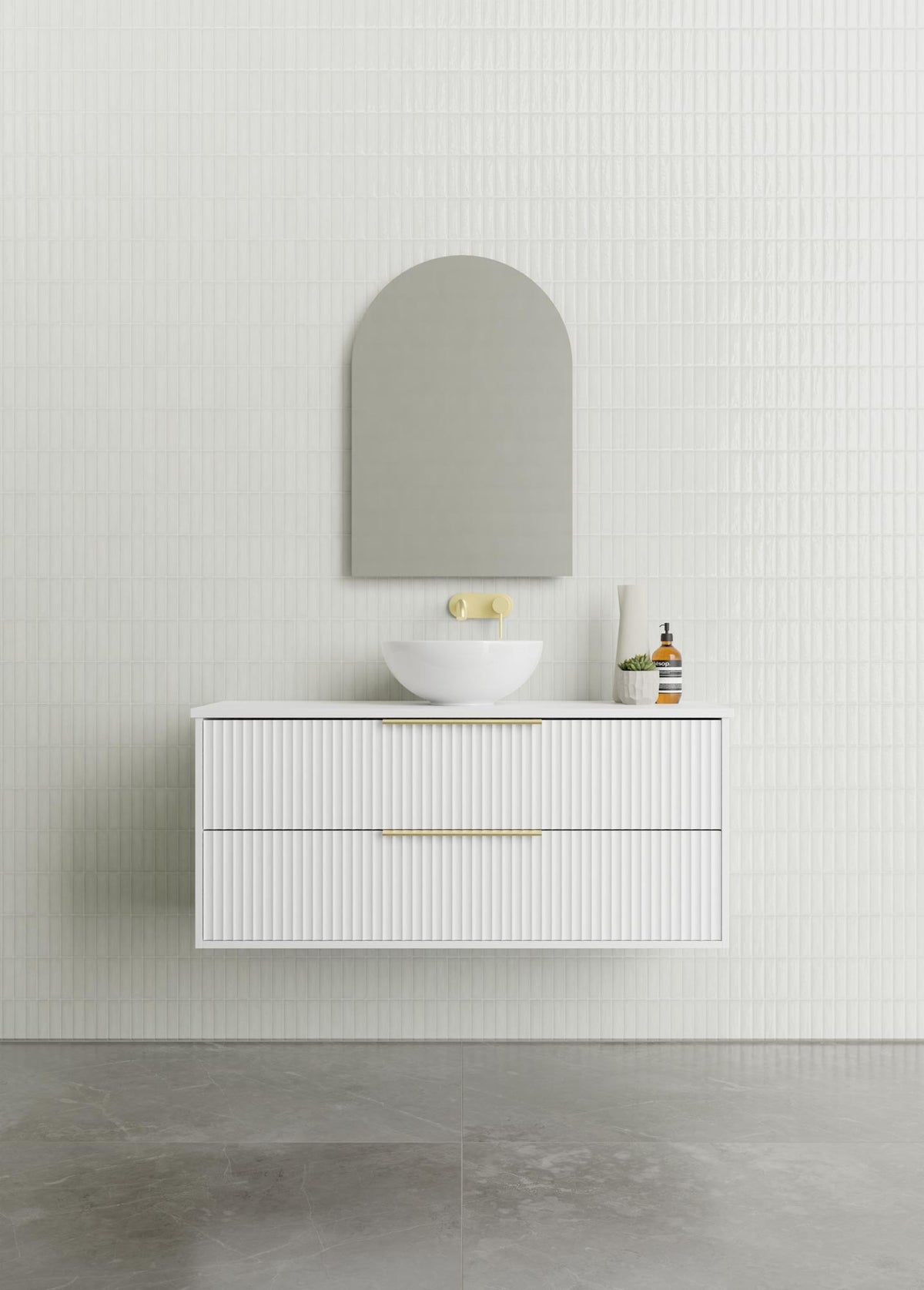 Marquis Lake Vanity – Above Counter Basin - Lake4 Blossom Front