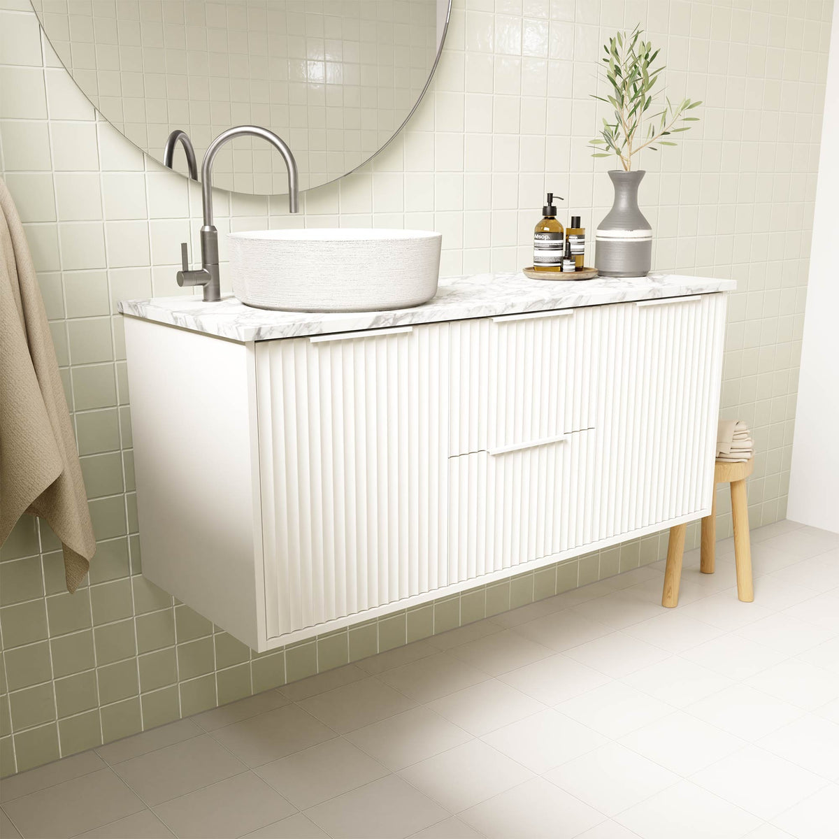 Marquis Lake Vanity – Above Counter Basin - Lake17 Side