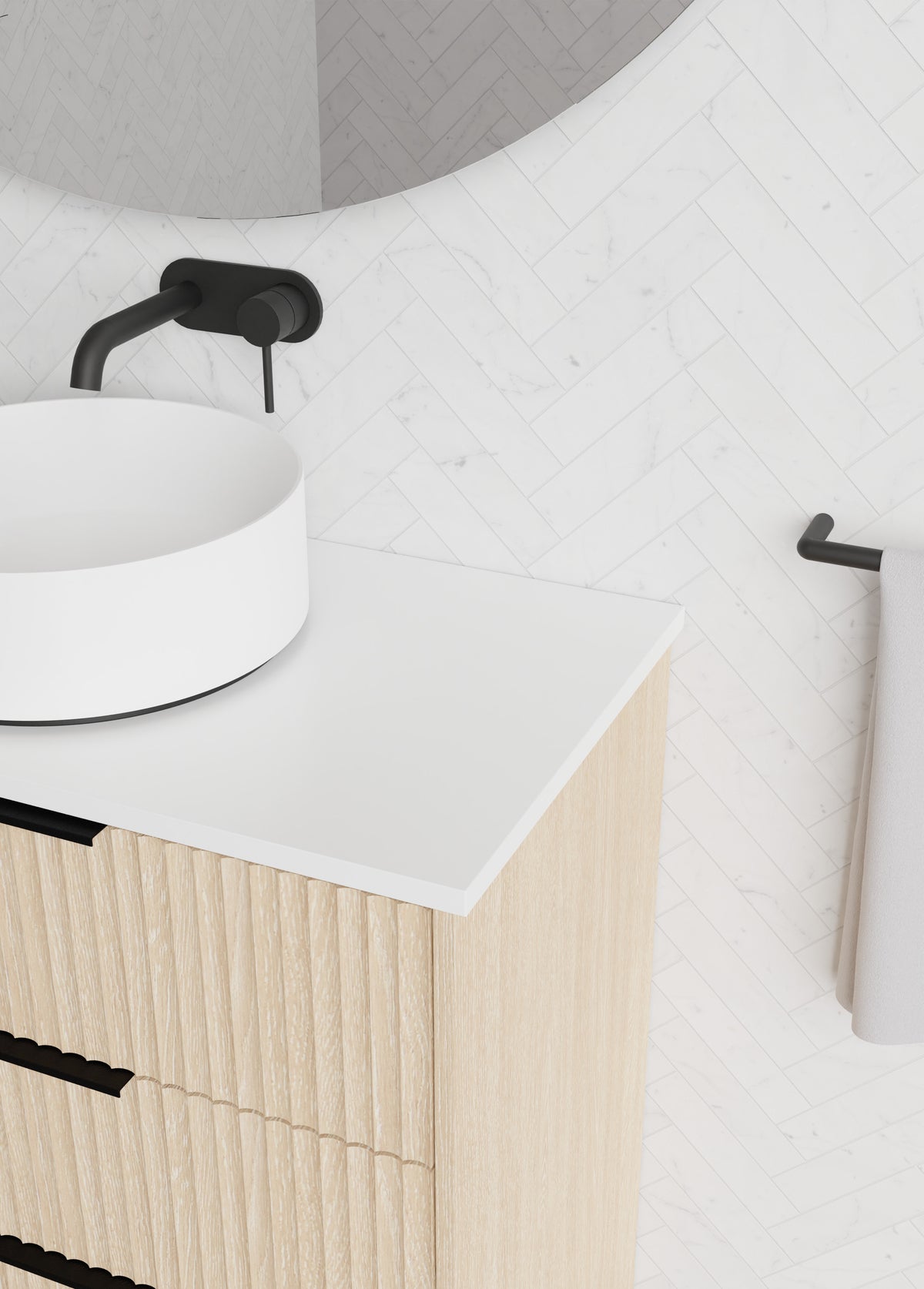 Marquis Lake Vanity – Moulded Top - Lake3 Basin
