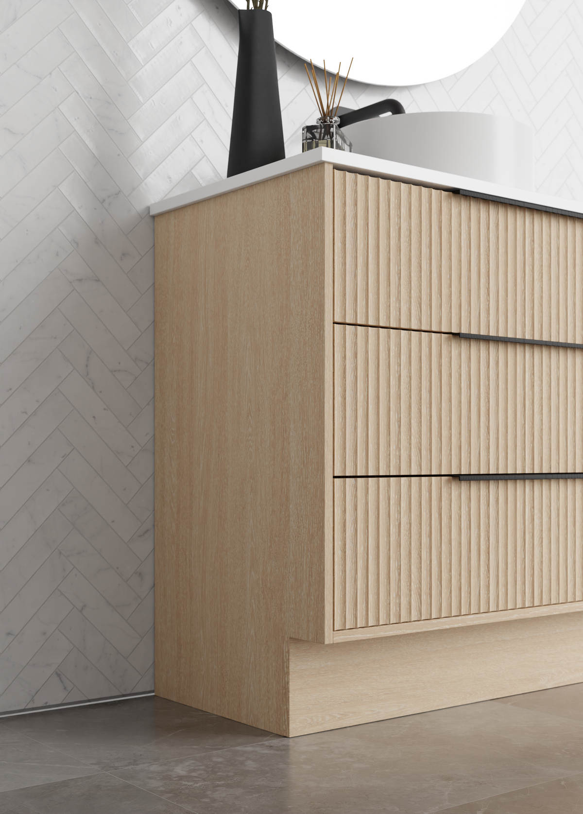 Marquis Lake Vanity – Above Counter Basin - Lake3 Side