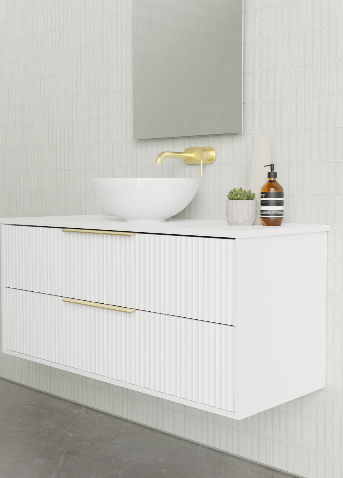 Marquis Lake Vanity – Above Counter Basin - Lake4 Coastal Profile