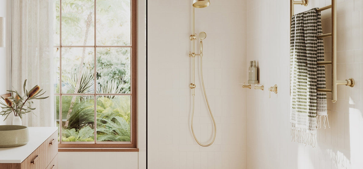 Brushed Gold bathroom lifestyle
