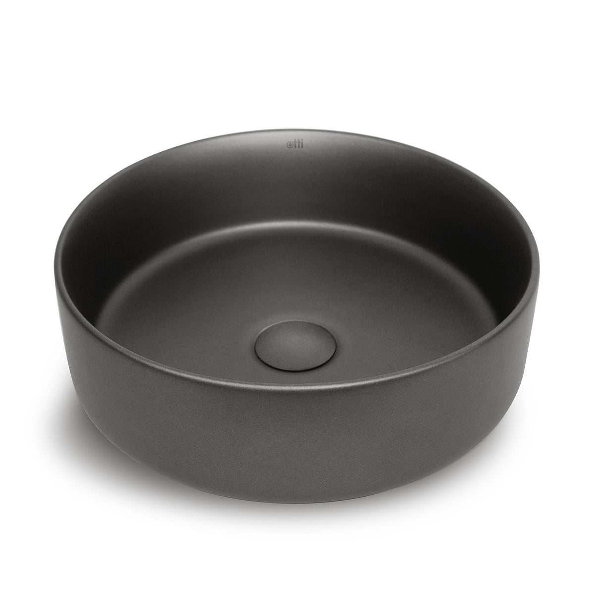 Otti Australia - Radius Round 360x360x115 Gun Metal Basin