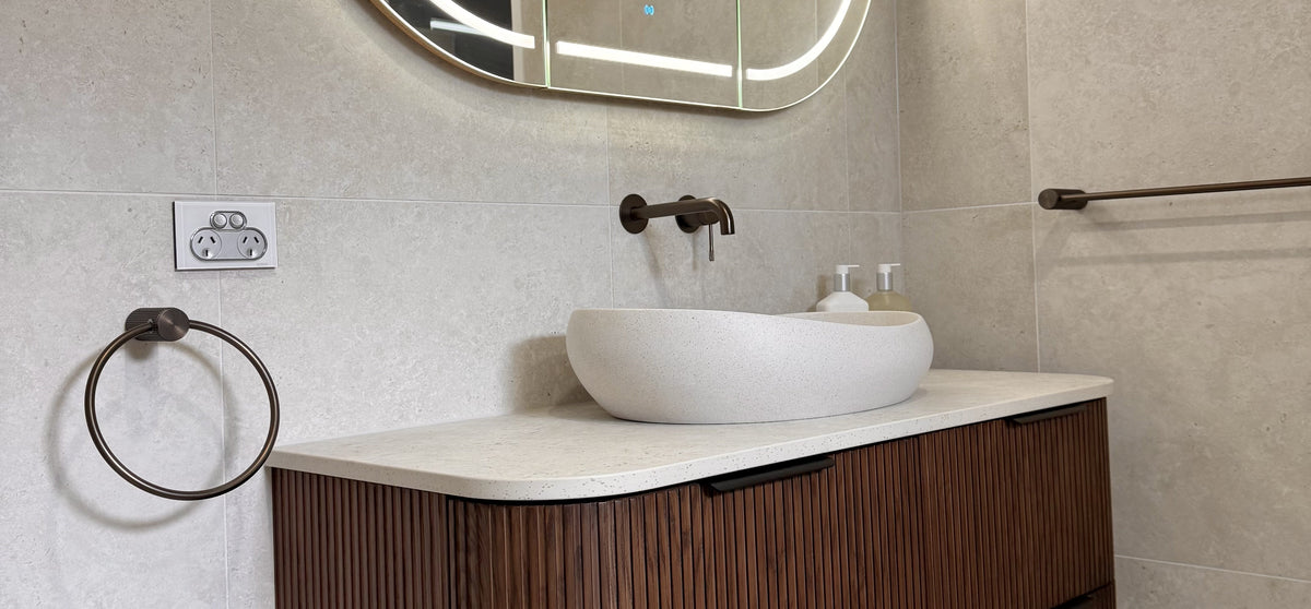 Dusk Bronze bathroom vanity