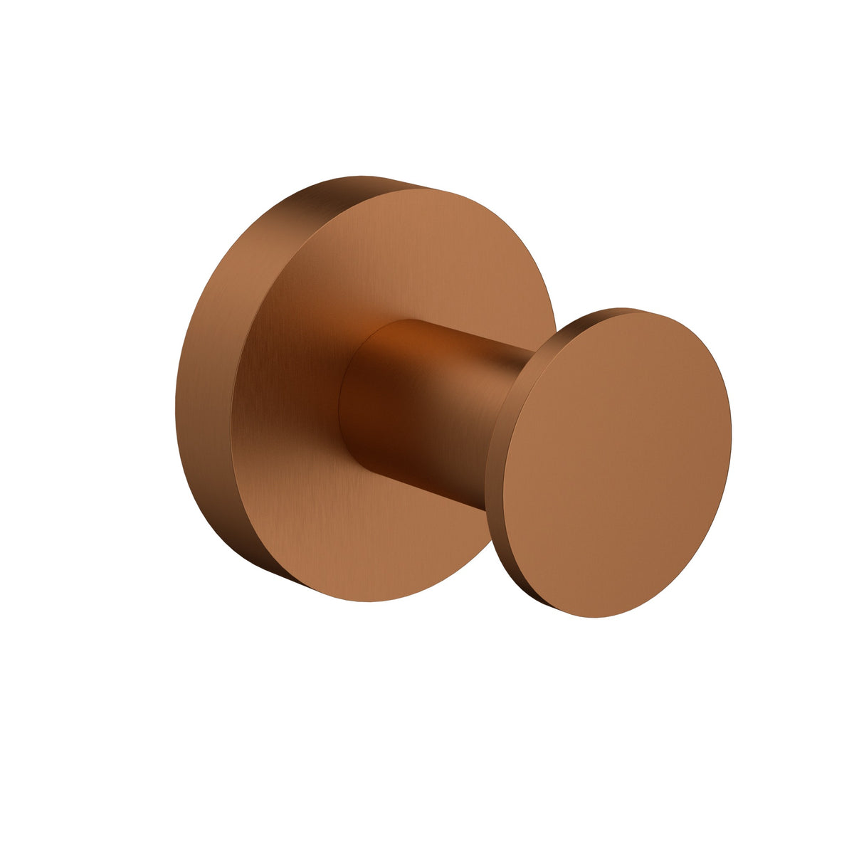 Otus Slimline Robe Hook - Brushed Copper