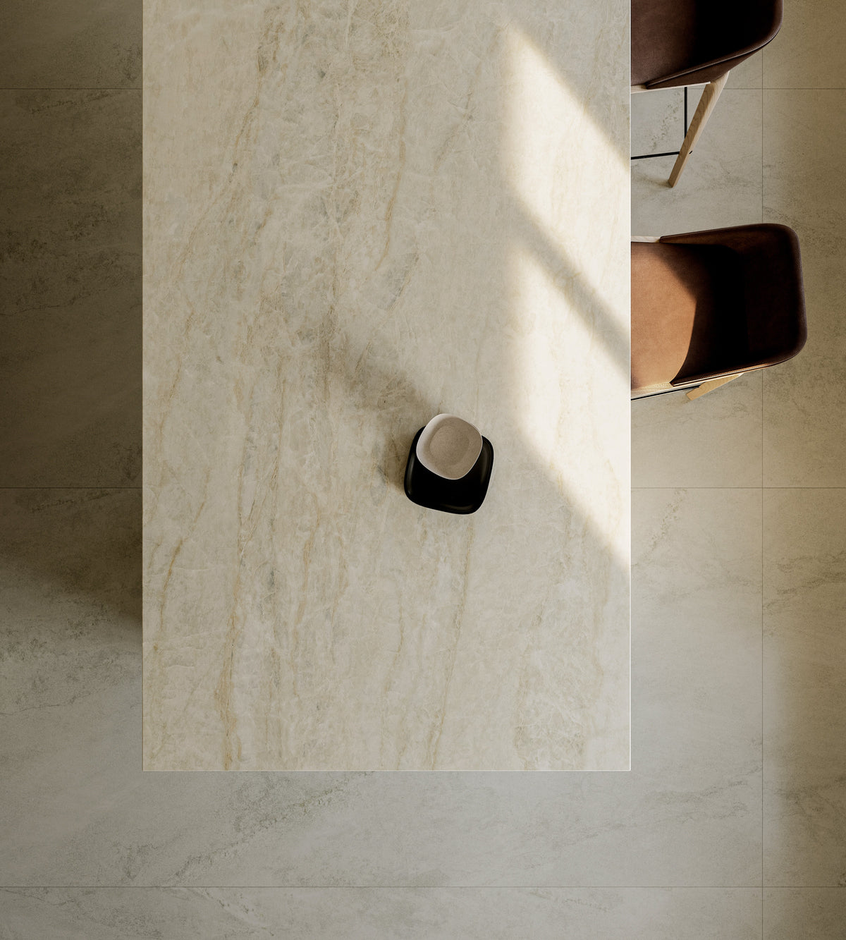 Dekton Nara in a kitchen, close-up (fifth photo)