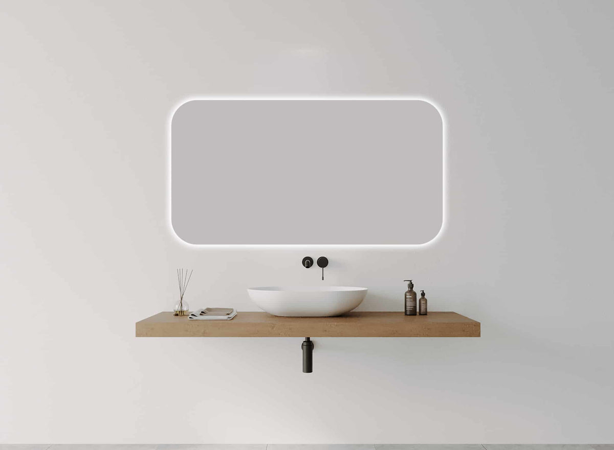 I Series Soft Rectangle LED Mirror detail view 2