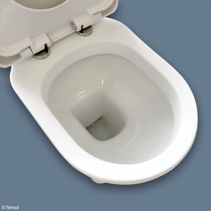 RAK Washington Front Lever Close-Coupled Toilet Suite, Alpine White with S-Trap - product
