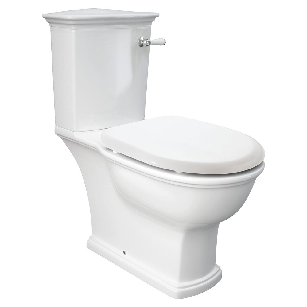 RAK Washington White Close-Coupled Toilet Suite, Alpine White with P-Trap - product