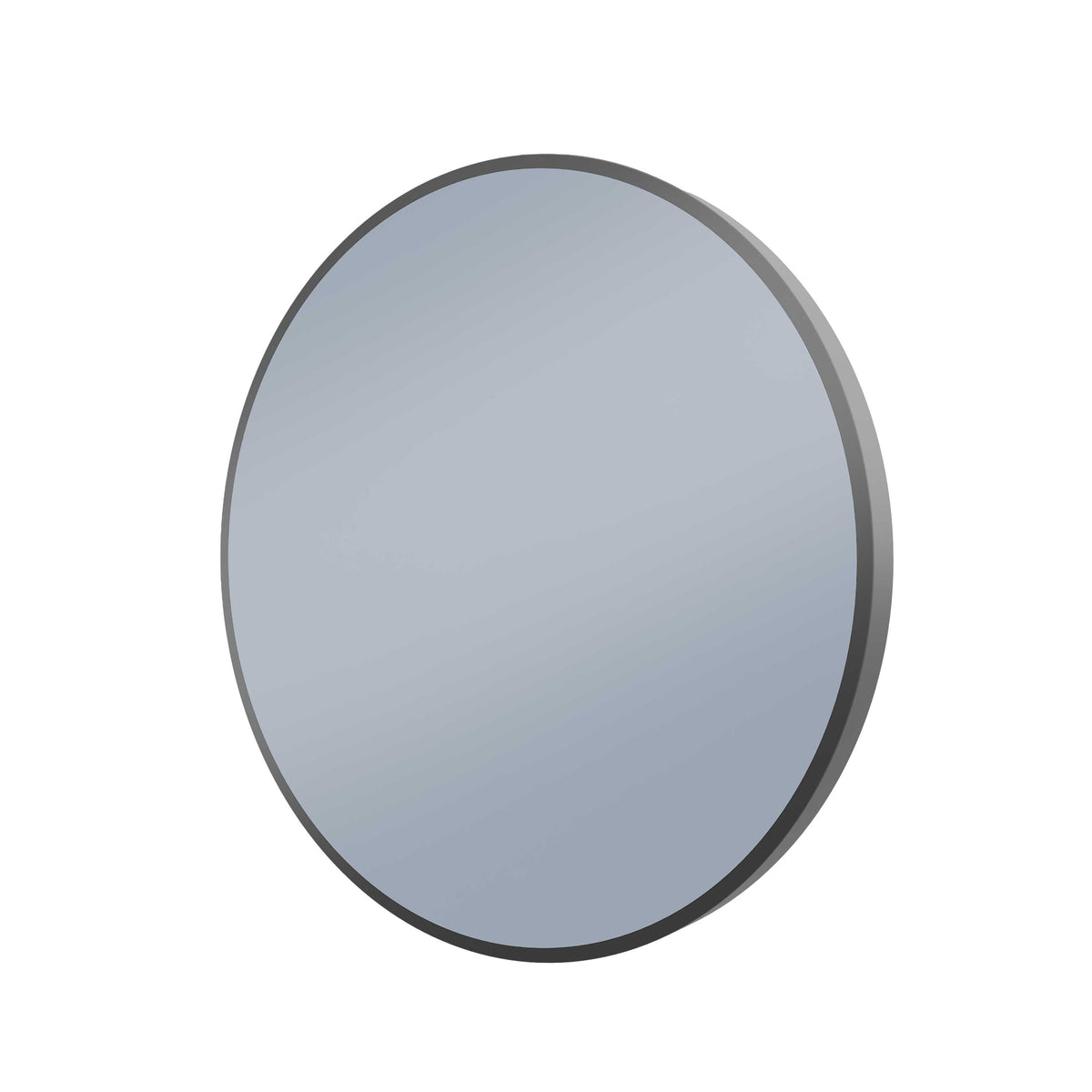 Framed S Series Round LED Mirror Georgian Metal