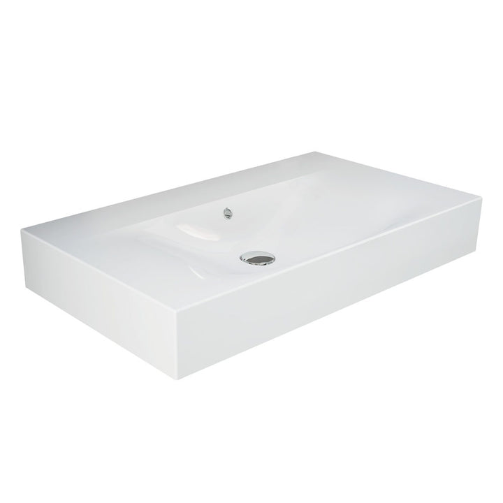 RAK Des 81 Wall Basin - Alpine White