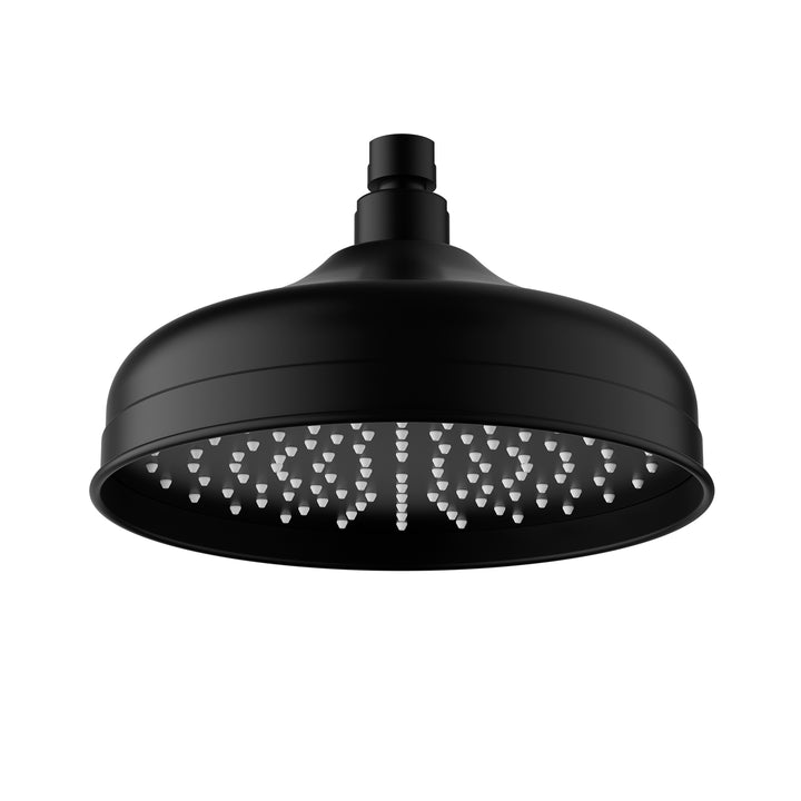 Clasico Shower Head Round 220mm - Matt Black