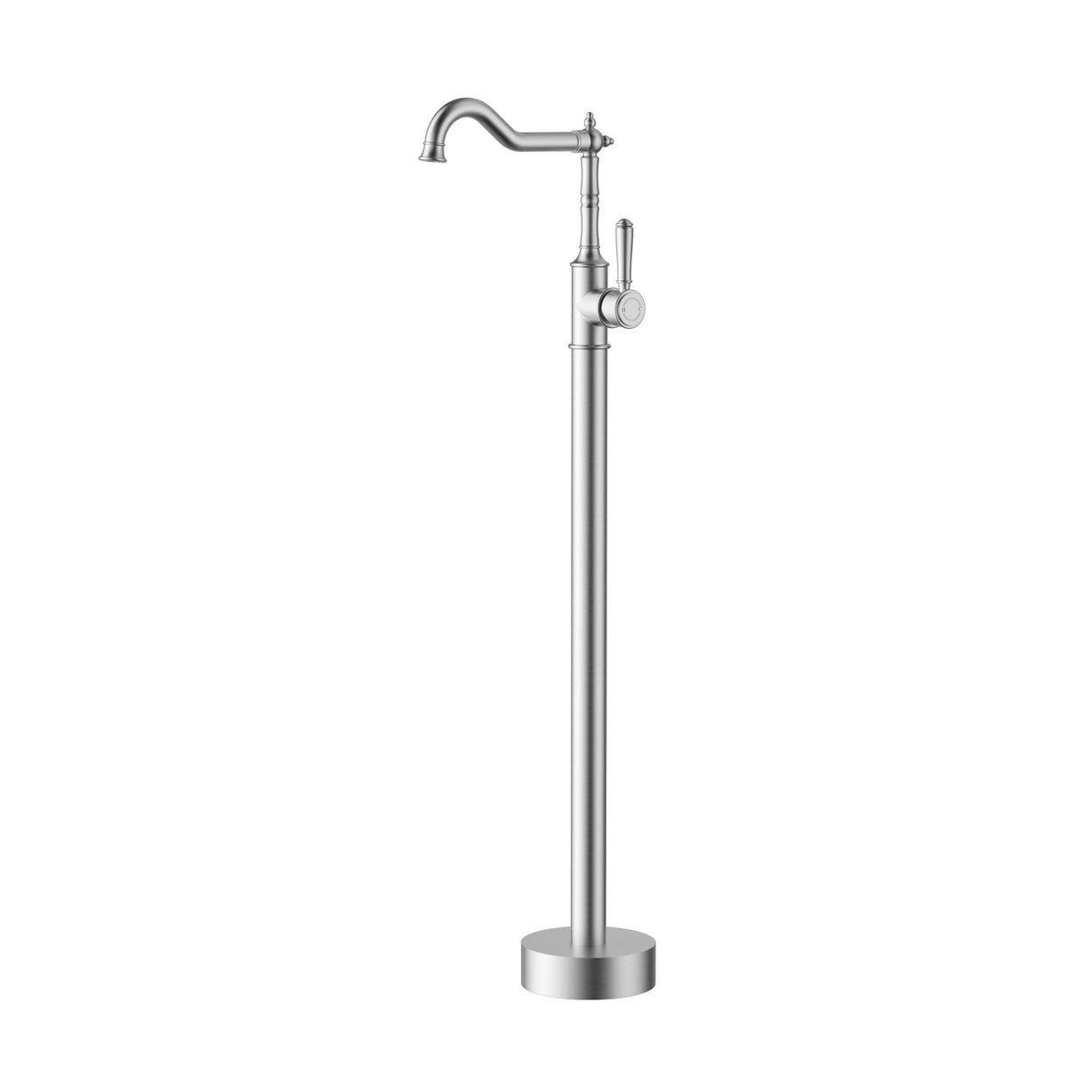 Clasico Bath Mixer Freestanding - Brushed Nickel