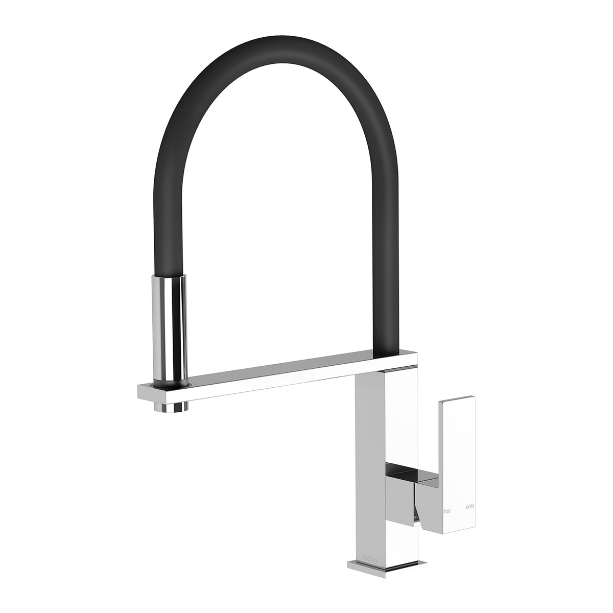 Vezz Flexible Hose Sink Mixer 220mm Squareline - Lead Free - Chrome