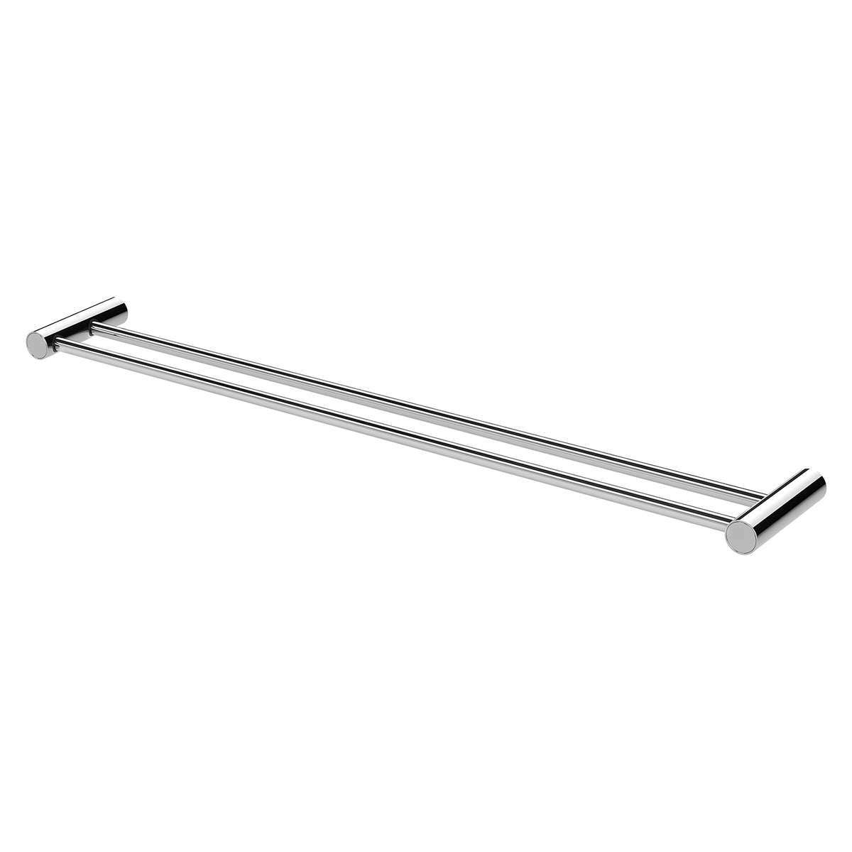 Vivid Slimline Double Towel Rail 800mm - Chrome