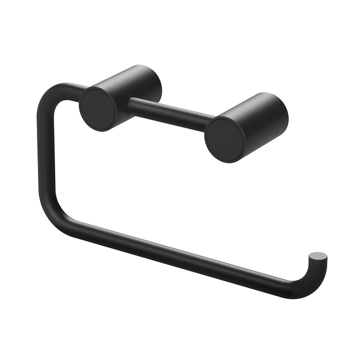 Vivid Slimline Toilet Roll Holder - Matte Black