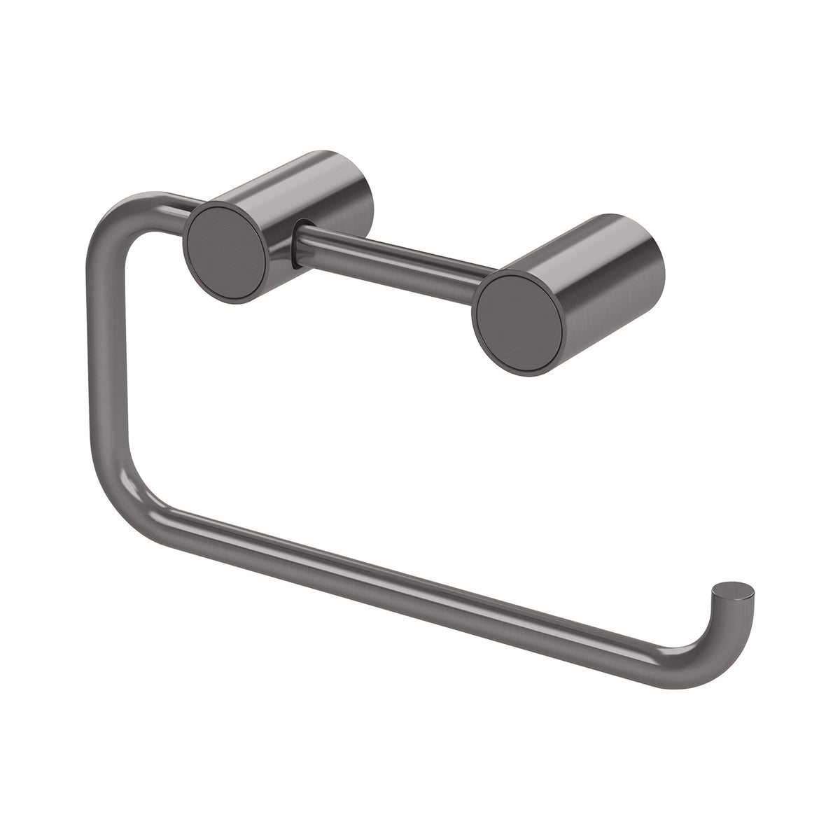 Vivid Slimline Toilet Roll Holder - Brushed Carbon
