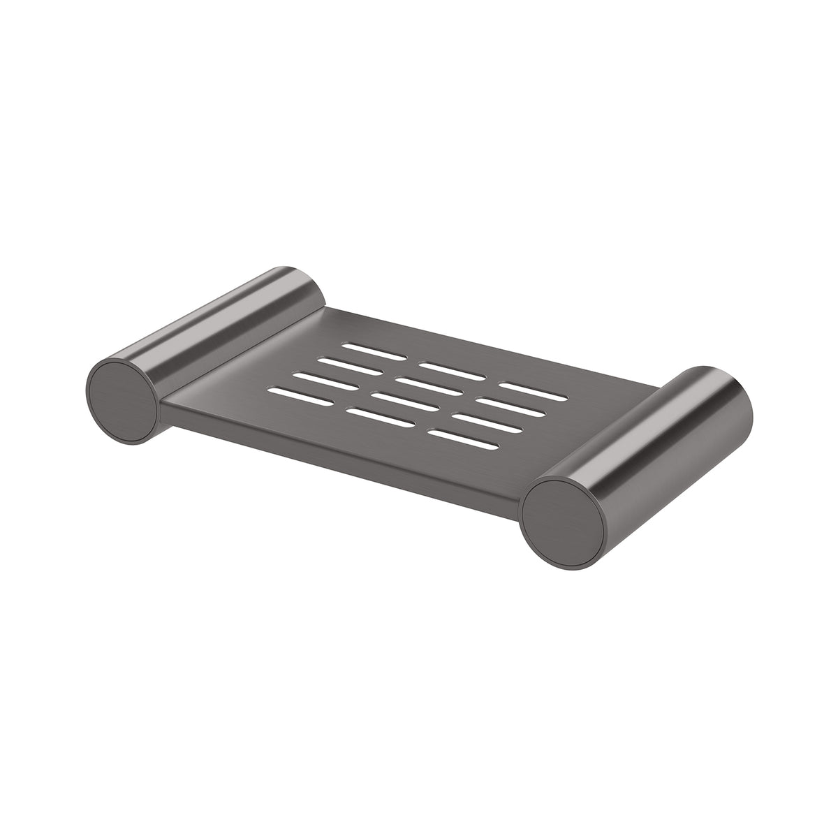 Vivid Slimline Soap Dish - Brushed Carbon