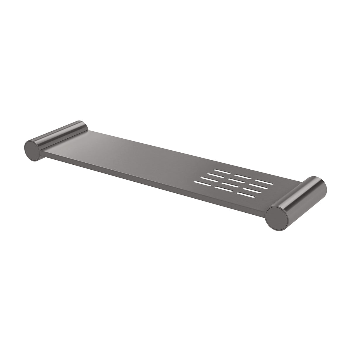 Vivid Slimline Metal Shelf - Brushed Carbon