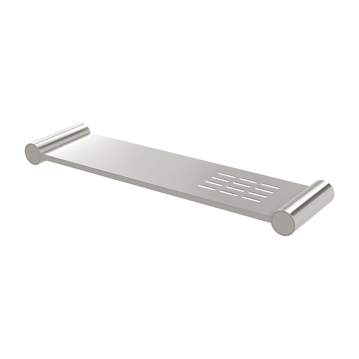 Vivid Slimline Metal Shelf - Brushed Nickel