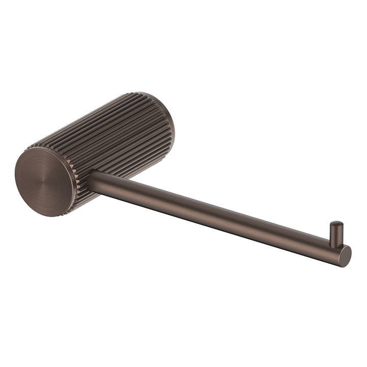 Mica Fluted Toilet Paper Holder - Dusk Bronze