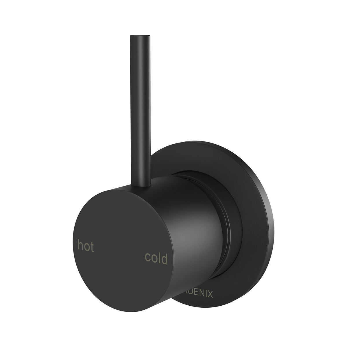Vivid Slimline Up Shower / Wall Mixer - Lead Free - Matte Black