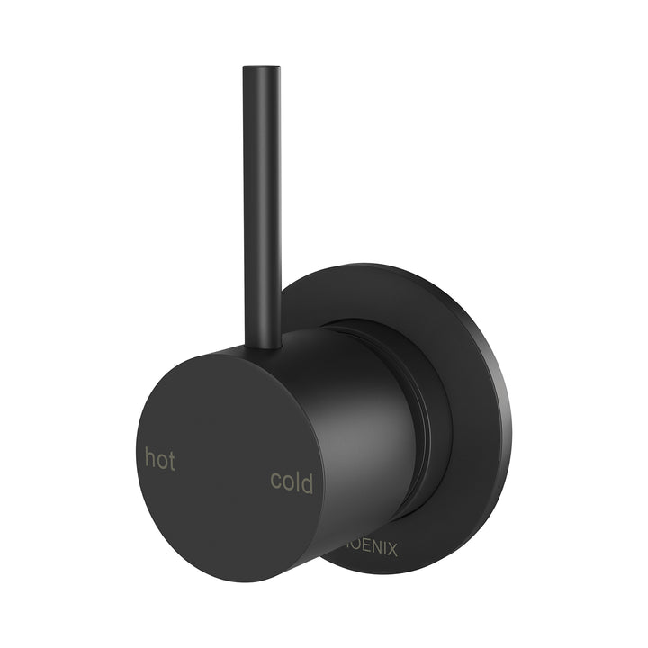 Vivid Slimline Up Shower / Wall Mixer - Lead Free - Matte Black