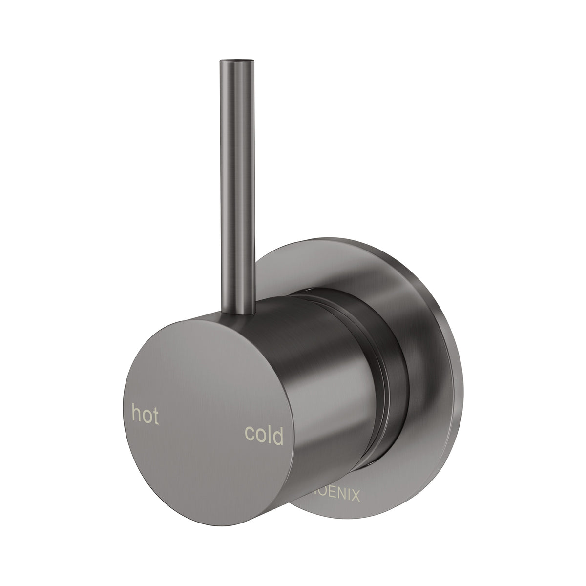 Vivid Slimline Up Shower / Wall Mixer - Lead Free - Brushed Carbon