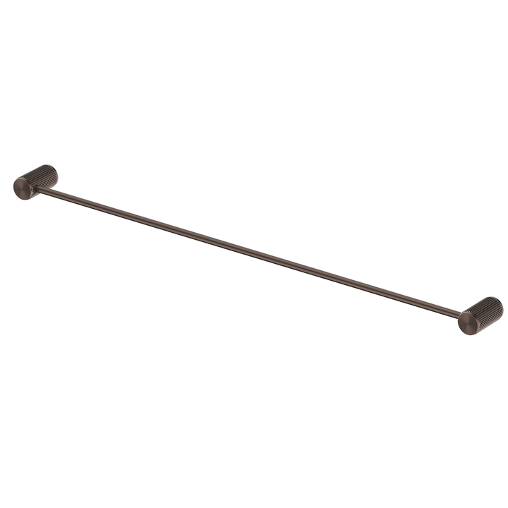 Mica Fluted Single Towel Rail 800mm - Dusk Bronze