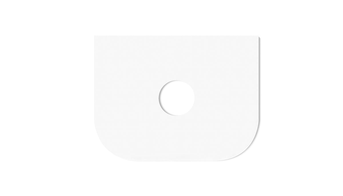 Bondi 600mm Satin White Fluted Wall Hung Curve Vanity (12TH &amp; NTH Only) - Ultra Delux Stone Top (Silica Free Pure White)