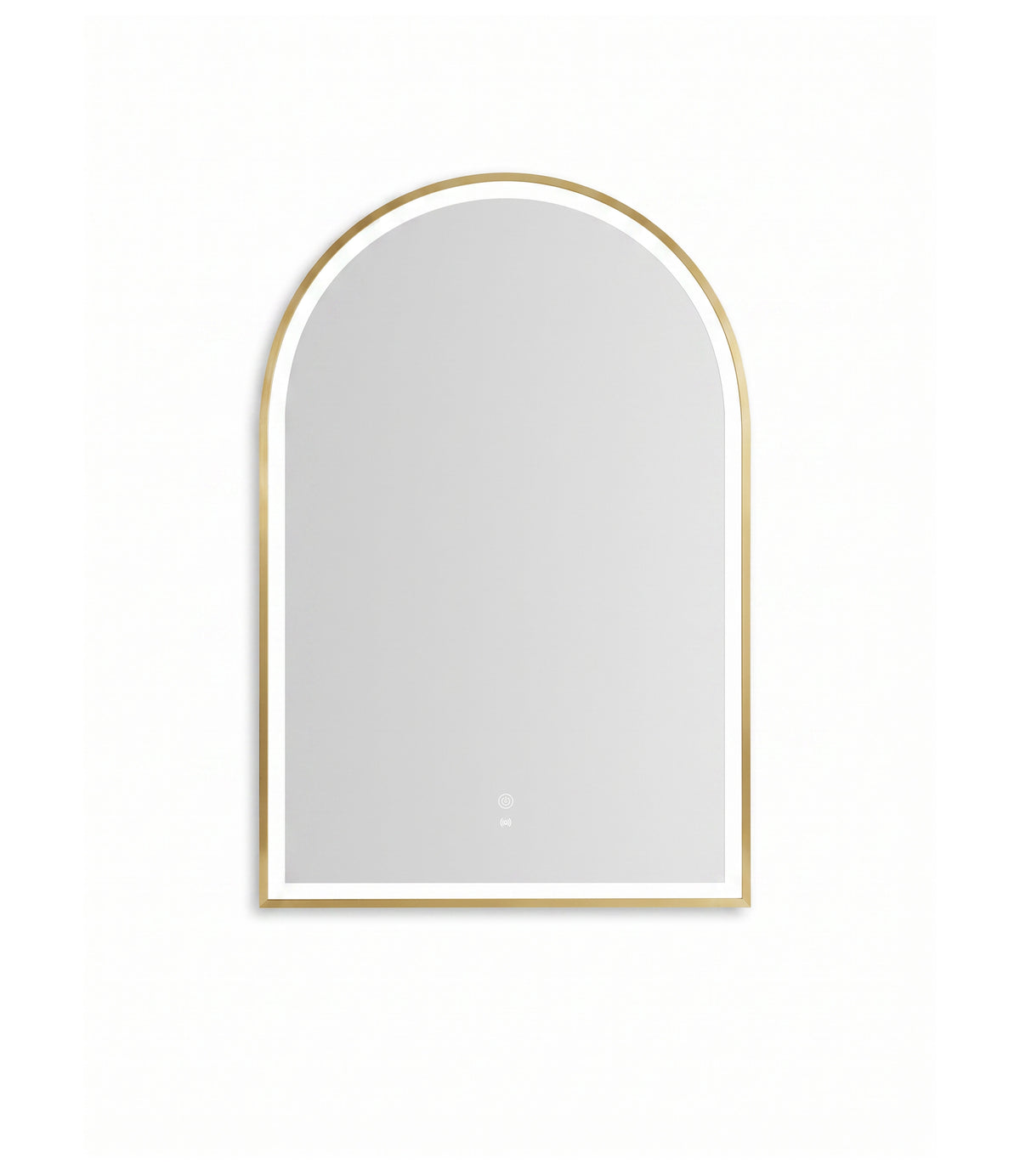 LED Archie 900(H)x600(W) Gold Metal Frame Tuffi Mirror