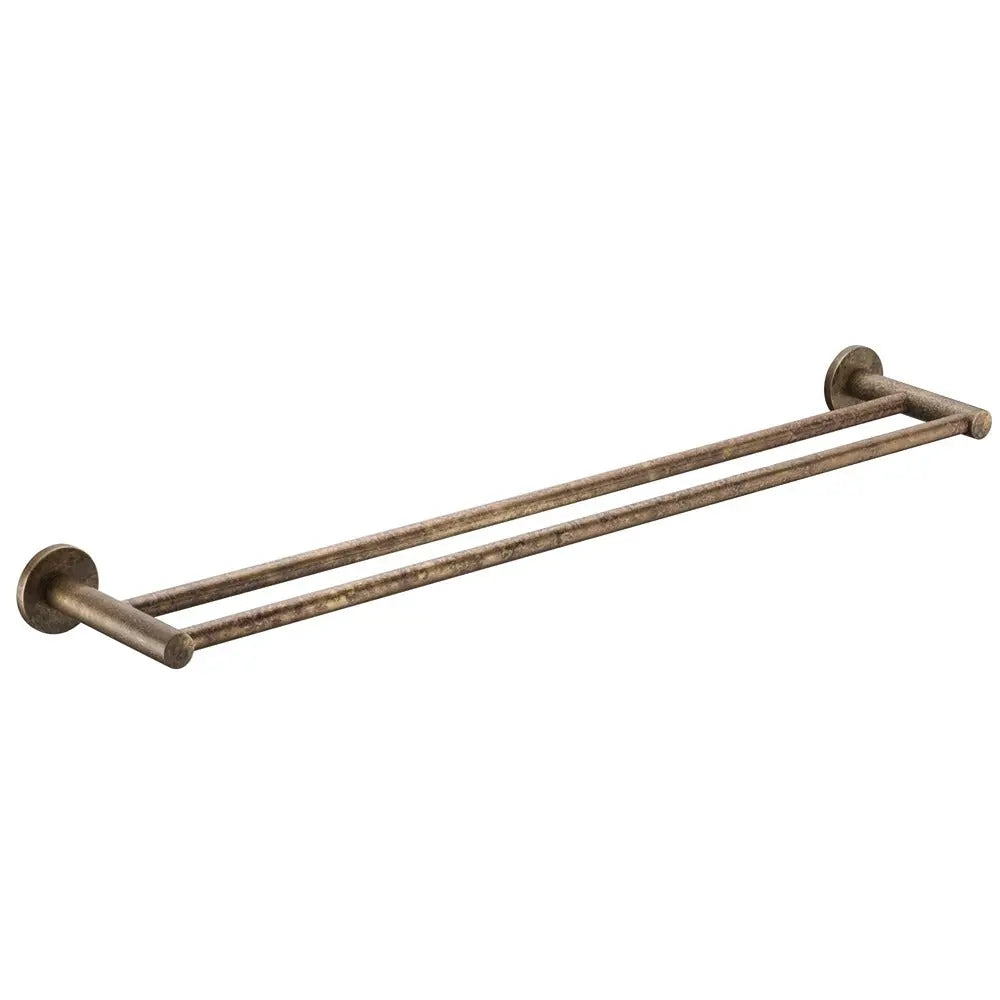 Mica Double Towel Rail - 800mm, Living Finish