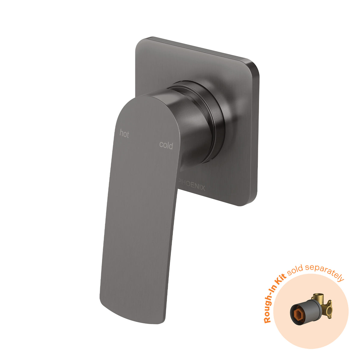 Mekko SwitchMix Shower / Wall Mixer (Fit-Off Kit Only) - Brushed Carbon
