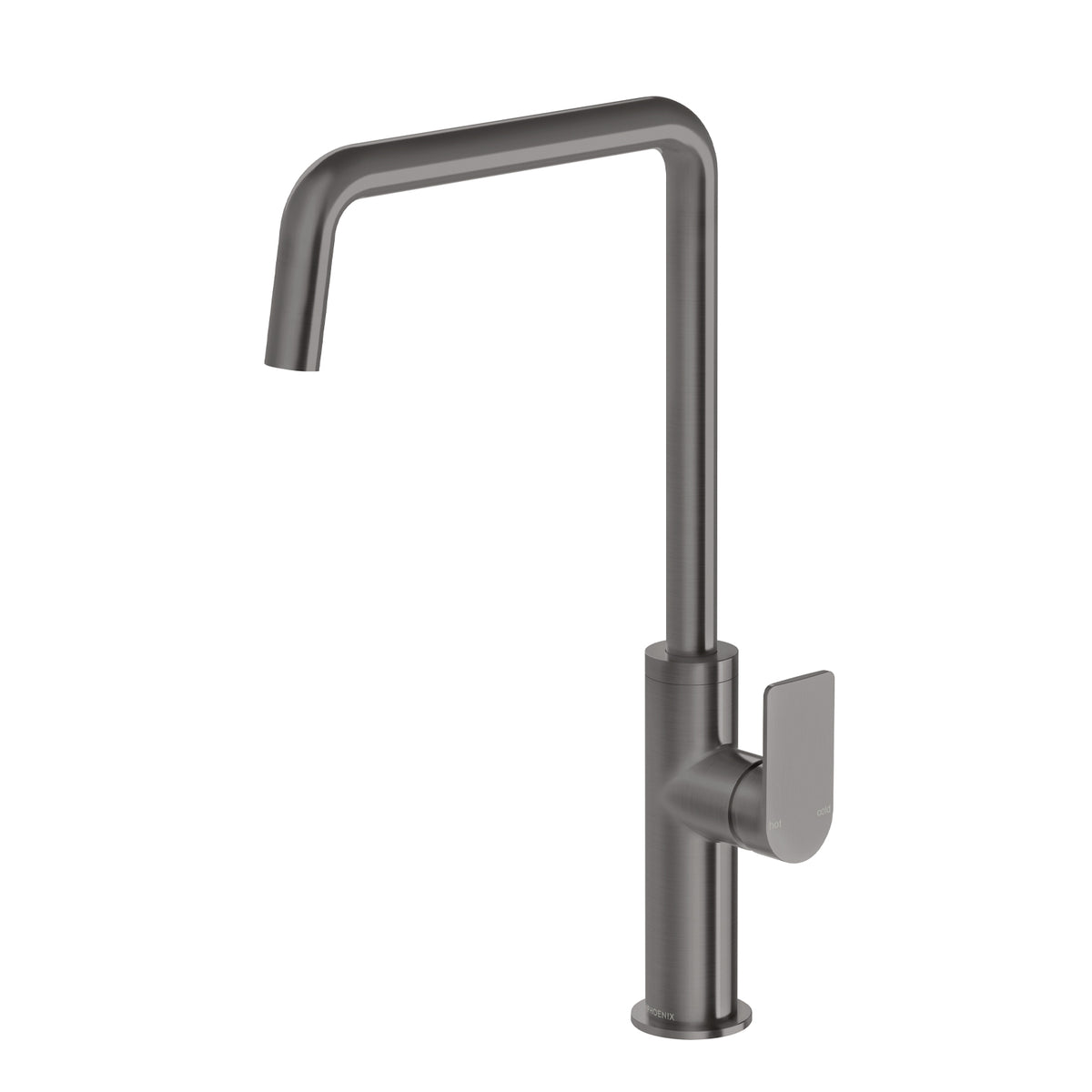 Mekko Sink Mixer 190mm Squareline - Brushed Carbon