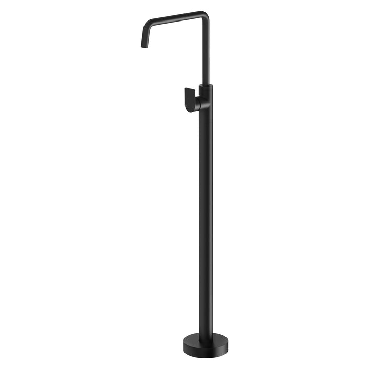 Mekko Floor Mounted Bath Mixer - Matte Black