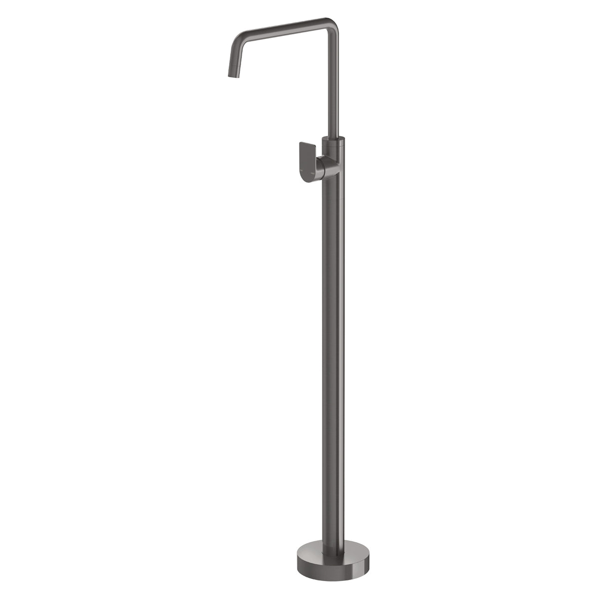 Mekko Floor Mounted Bath Mixer - Brushed Carbon