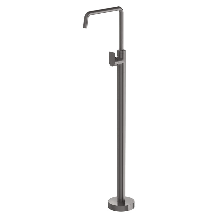Mekko Floor Mounted Bath Mixer - Brushed Carbon