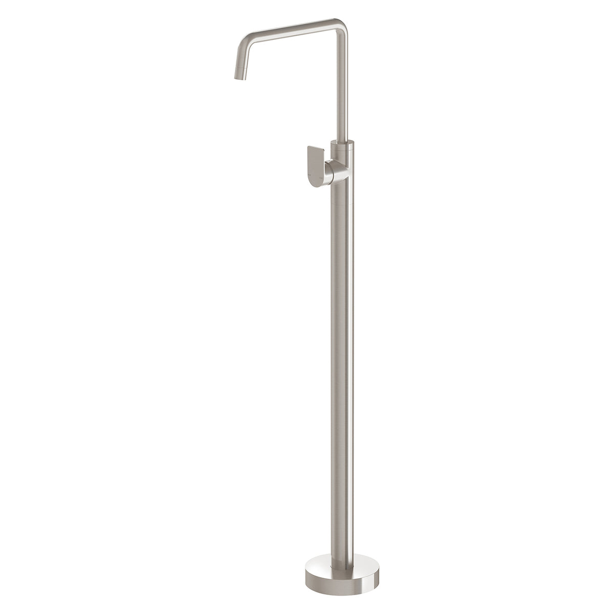 Mekko Floor Mounted Bath Mixer - Brushed Nickel