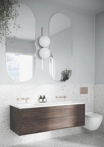 Meir Sigma 21 Dual Flush Plates for Geberit - Champagne Meir