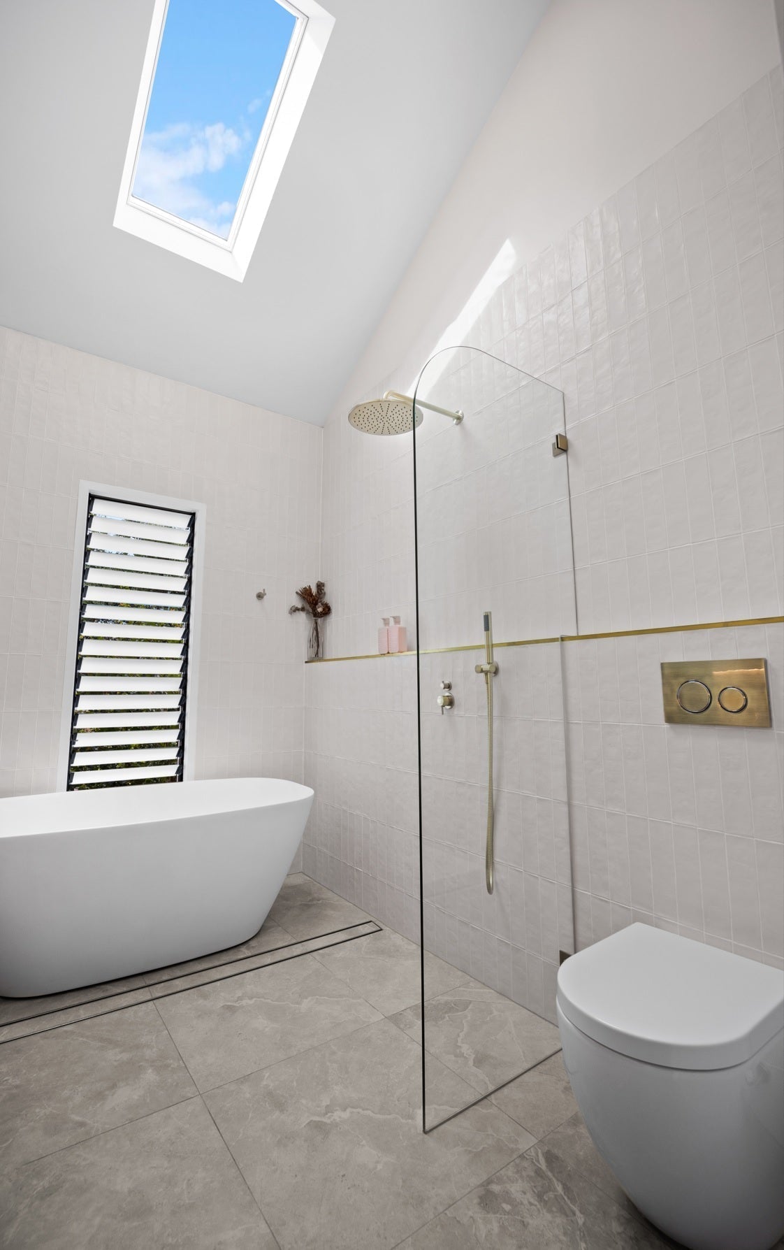 Meir Sigma 21 Dual Flush Plates to suit Geberit - PVD Tiger Bronze