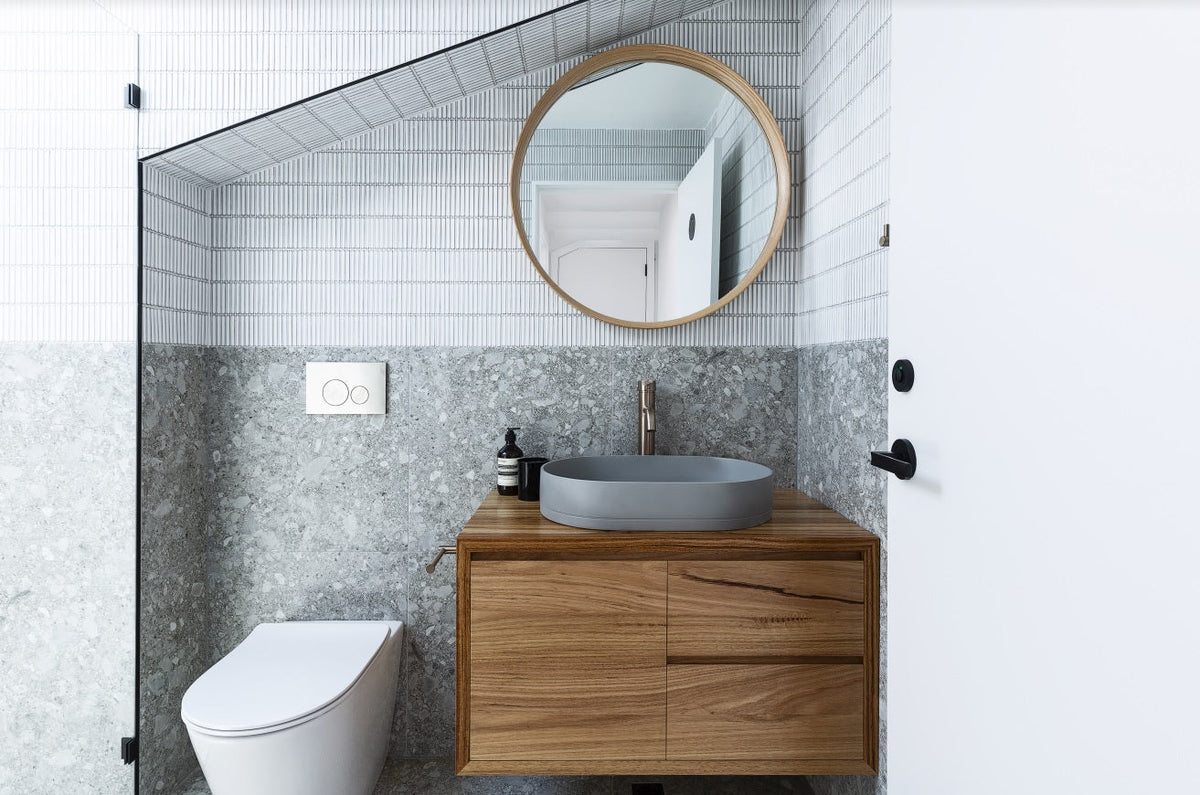 Meir Sigma 21 Dual Flush Plates to suit Geberit - PVD Brushed Nickel