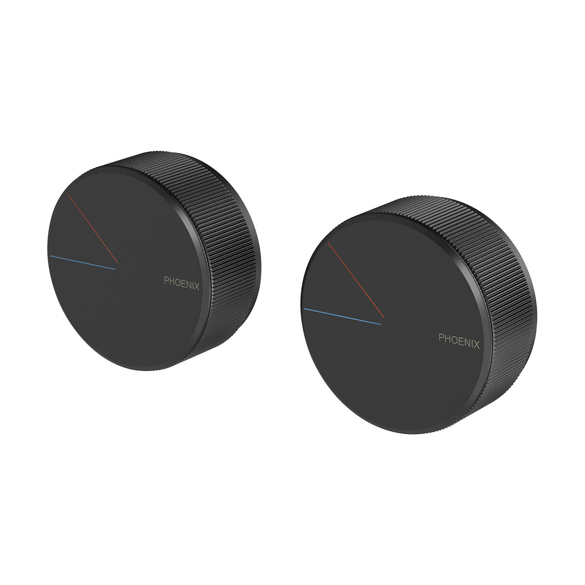 Axia Twin Shower/Wall Mixer - Matte Black