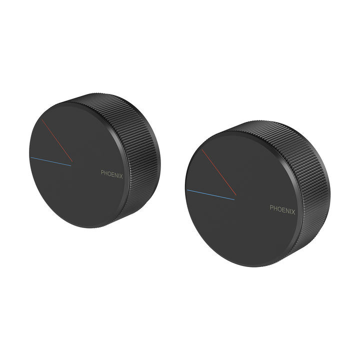 Axia Twin Shower/Wall Mixer - Matte Black