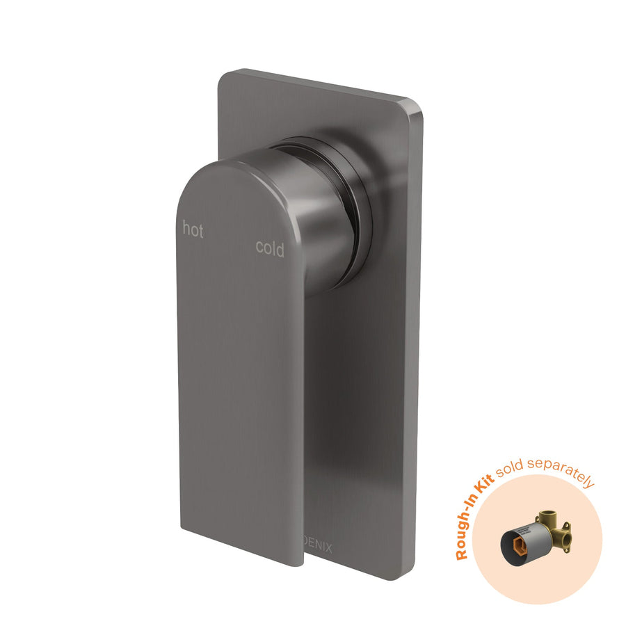 Teel SwitchMix Shower / Wall Mixer (Fit-Off Kit Only) - Lead Free - Brushed Carbon