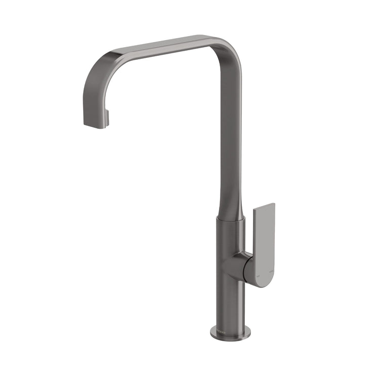 Teel Sink Mixer 200mm Square line - Lead Free - Brushed Carbon