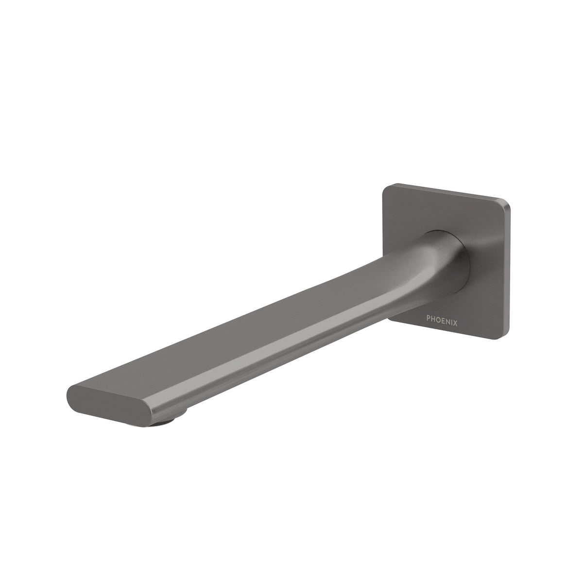 Teel Wall Basin Outlet 200mm - Brushed Carbon