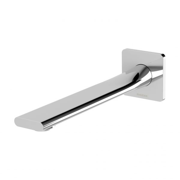 Teel Wall Bath Outlet 200mm - Lead Free - Chrome
