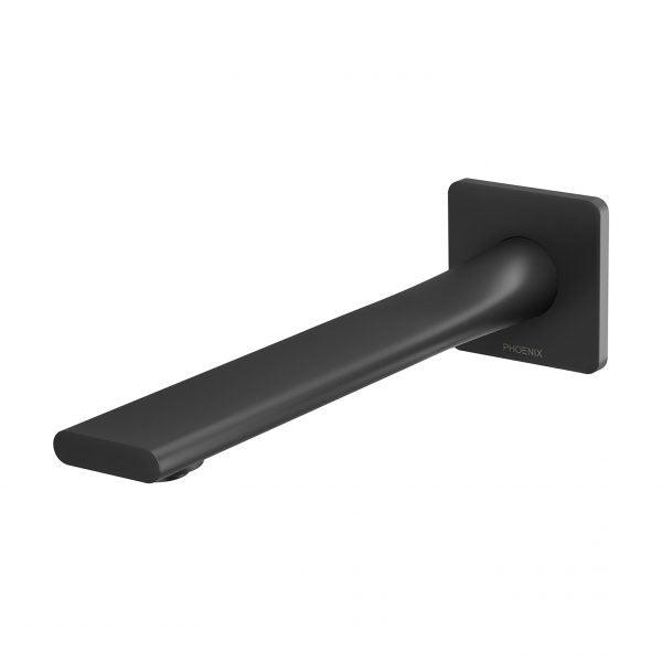 Teel Wall Bath Outlet 200mm - Lead Free - Matte Black