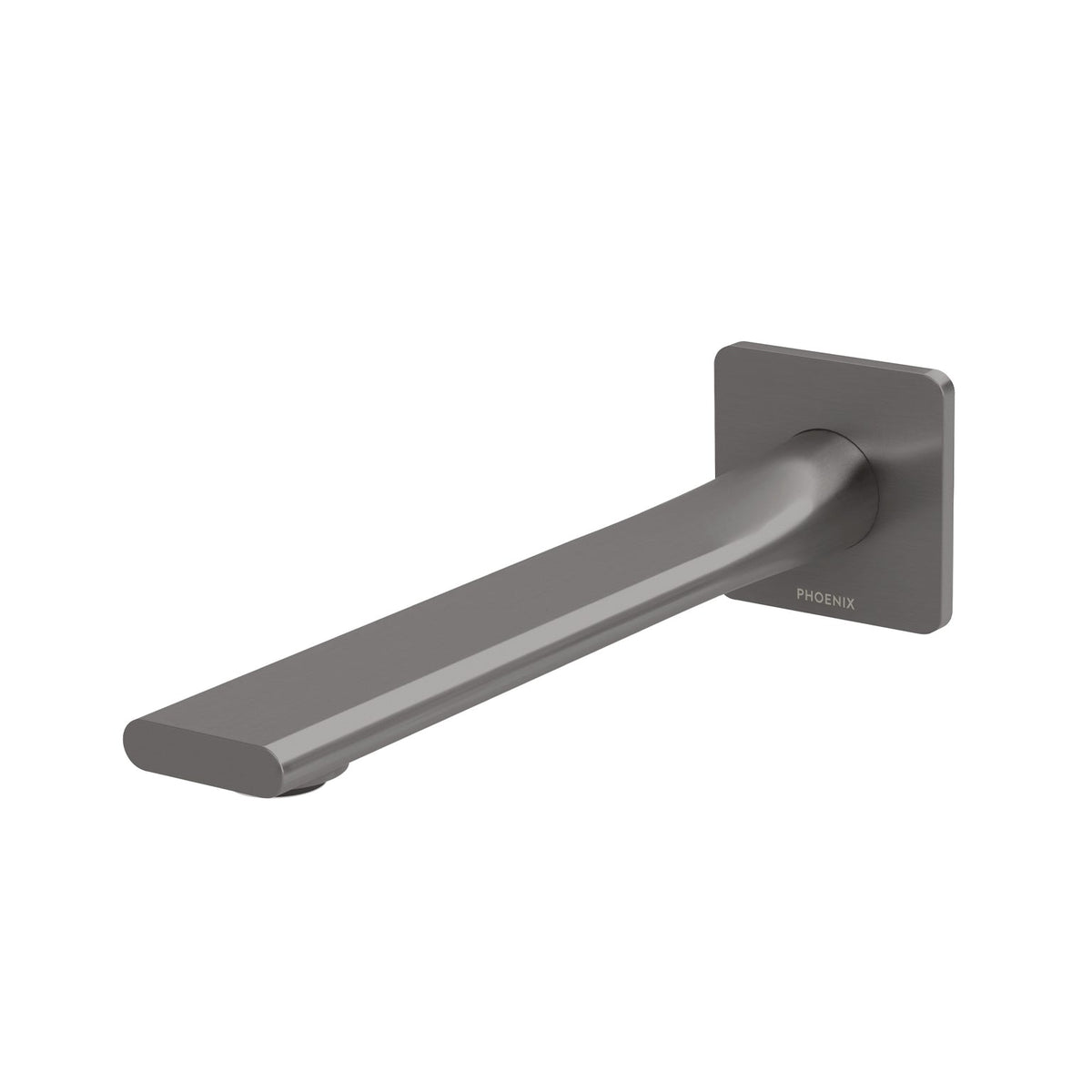 Teel Wall Bath Outlet 200mm - Lead Free - Brushed Carbon